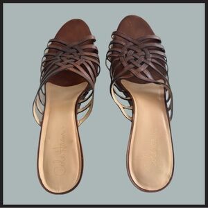 Cole Haan Women's Brown Slide Sandals